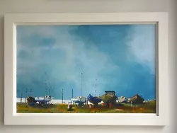 Buy Oil Painting, Scottish, Boats, Sea, Original, Framed, Signed • 165£