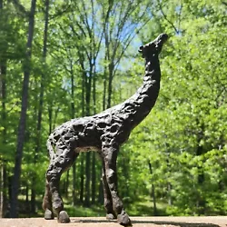 Buy Bronze Giraffe Statue Sculpture Modernist Brutalist Roughly Hewn 12  Figure • 20.91£
