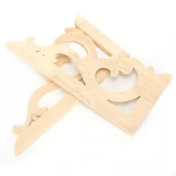 Buy 2pcs Solid Wood Carved Corner Corbels For Shelves Wood Brackets For Shelves • 5.13£