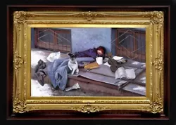 Buy Print On Canvas Of Oil Painting Arseni ~ An Orphan  12  X 7,1  NO FRAME Art USA • 22.25£