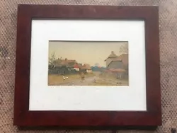 Buy Antique Watercolour.,English Farmstead, C 1880’s • 85£