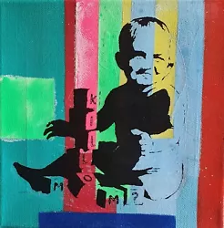 Buy PYB Signed BABY KILL MOM Banksy Pop Board Street Art Graffiti Painting LONDON • 99.14£