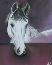 Buy Horse Original Pastel Painting On Pastelmat Paper  • 75£