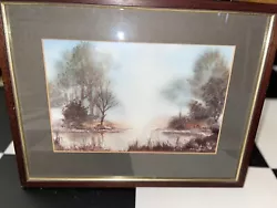 Buy Vintage Anthony Waller 'Morning Mist' Framed Lithograph • 12.99£