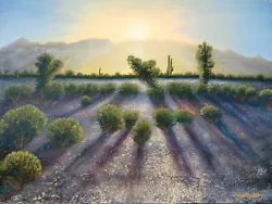 Buy Sunset Over Cunningham Mountain Painting By Philipp Merillat • 4,724.97£