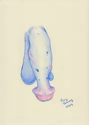 Buy Original Signed Furry Nude Gay Scifi Alien Penile Artwork Drawing Painting NSFW • 15.29£
