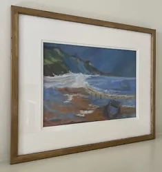 Buy Signed Framed Pastel Painting “Charmouth -Jurassic Coast” 44cm X 30cm • 150£