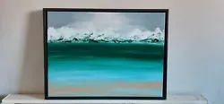 Buy Landscape Frozen Lake  Painting- Large Size - Unframed-Rolled Canvas  • 100£
