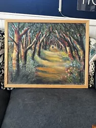 Buy Vintage Signed Original Oil Painting Fantasy Woodland Path Rare Collectors • 39.99£