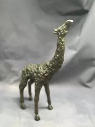 Buy Vintage Giraffe Giraffes Bronze Sculpture Handmade Statue Art Figurine Figure • 41.82£