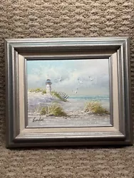 Buy Lighthouse Among The Dunes. Oil Painting By Gordon  • 70.56£
