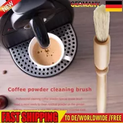 Buy Professional Wood Handle Coffee Powder Brush Dust Removal Brush Kitchen Tools • 3.23£