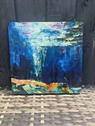 Buy Colourful Impressionist Abstract Water Scene Monet Style Painting By D.elliott • 75£