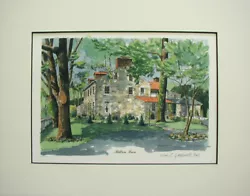 Buy Milton Inn - Local Landmark Maryland Signed 8  X 10  Watercolor Print Art • 24.81£