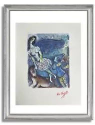 Buy Marc Chagall  Clown With Straub...  Original Signed Lithograph - Limited Edition • 104.83£