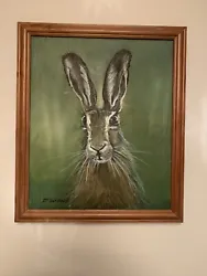 Buy Original Oil Painting  On Canvas Hare Portrait  Artist David Tarrant • 220£