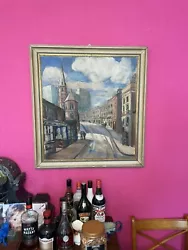 Buy Vintage Oil Painting Of Street Scene “old Padington” By Evelyn Harris 25 Guineas • 35£