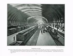 Buy Paddington Rail Station Platforms London GWR Antique Picture Print C1896 TQL#389 • 7.49£
