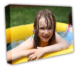 Buy CANVAS PRINTS YOUR PHOTO ON A3 Personalised 16X12IN 18MM DEEP BOX FRAME • 11.75£