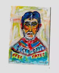Buy 2024 Acrylic  Fred Yates Artist  By Bill Payne.Fred Yates Interest • 12£