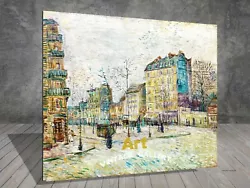 Buy Van Gogh Boulevard De Clichy LANDSCAPE CANVAS PAINTING ART PRINT 697 • 3.96£