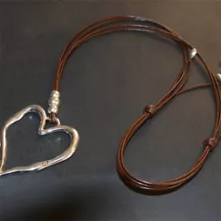 Buy Dainty Irregular Heart Choker Necklace Abstract Hollow Heart Statement • 7.78£