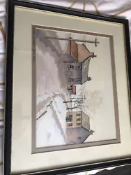 Buy Framed Watercolour Winter At Keld Yorkshire Dales & Signed By Artist Jack Miller • 19.99£