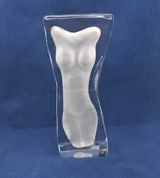 Buy ERIKA HÖGLUND Maleras Glass Sculpture Sweden Full Lead • 66.14£