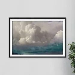 Buy Albert Bierstadt - Storm Clouds (1880) Poster Art Print Painting Gift • 5.50£