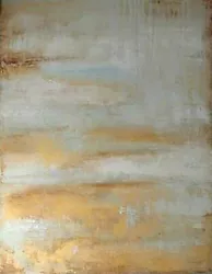 Buy Canvas 36  Pure Hand-painted Abstract Gold Foil Decor Painting Unframed • 23.45£