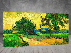 Buy Van Gogh Landscape At Twilight CANVAS PAINTING ART PRINT W 665 • 12.92£