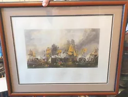 Buy The Battle Of Trafalgar Picture Painted By G Stanfield -COLLECTION ONLY- • 20£