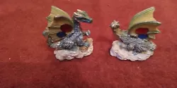 Buy Two Colourful Dragons, With Glass Crystals • 5£