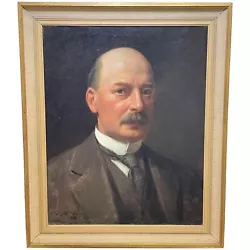 Buy Scottish Oil Painting Portrait Of Glasgow Iron & Steel Merchant By John McGhie • 18,000£
