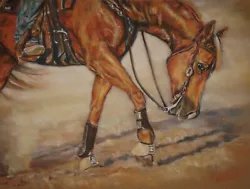 Buy Horse Riding Painting Original Drawing Directly By The Artist • 47.11£