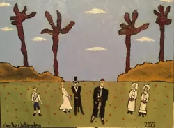 Buy A Wedding In A Forest, Original Oil Painting By Charlie Chittenden • 10£