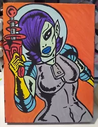 Buy Space Gal Acrylic Painting • 24.81£