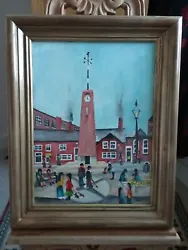 Buy Vintage Original Oil Painting After L S Lowry Failsworth Pole 390mm ×290mm Image • 75£