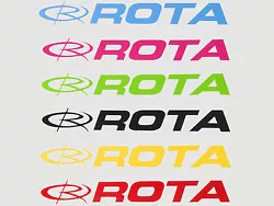 Buy Rota Wheels Stickers OFFICIAL Decals Various Sizes And Colours Available • 4.95£