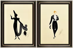 Buy Erte 2 Original Ballet Costume Design Gouache Painting Fashion Signed Art Deco • 6,572.39£