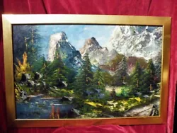 Buy Paul LAURITZ (American California) - Mountain Landscape - • 3,071.23£