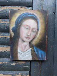 Buy Madonna Merry Christianity Religious Unframed Oil Painting Signed  4/4 • 98£