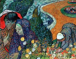 Buy Memory Of Garden Etten (Ladies Of Arles) Painting Vincent Van Gogh Reproduction • 49.60£