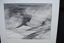 Buy DARK MOON PENCIL DRAWING BY IAN McLEOD 1939-2018 SCOTTISH CONTEMPORARY ART • 34.95£