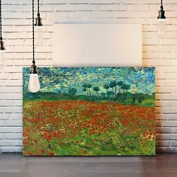 Buy Van Gogh Poppy Field Poppies CANVAS WALL ART PAINTING PRINT ARTWORK CLASSIC • 14.99£