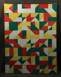 Buy Swiss Modern Abstract Geometric Painting Signed Lohse 20th Century  • 10,237.43£