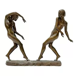 Buy Rae Smith Art Deco Dancers Bronze Sculpture Dated 1932 • 5,051.90£