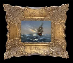 Buy Original Oil Painting On Canvas Seascape Wooden Frame By Kayvon Esmaeilou • 130£