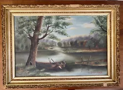 Buy Antique Landscape Painting Hudson River School Samuel Colman Original • 117,009.13£