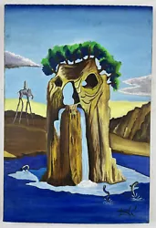 Buy Salvador Dali (Handmade) Oil Painting On Canvas Signed & Stamped 40 X 60 Cm • 630£